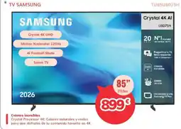 Mi electro samsung tv crystal 4k ai u8075h oferta