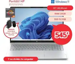 Mi electro hp portátil by0065ns oferta