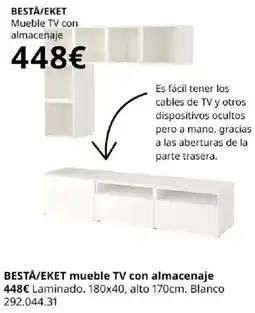 IKEA Besta/eket mueble tv con almacenaje oferta