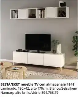 IKEA BESTÅ/EKET mueble TV con almacenaje oferta