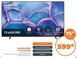 Pascual Martí Samsung crystal uhd tv tu75u702sf oferta