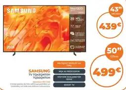Pascual Martí Samsung tv tq43qn70h tq50qn70h oferta