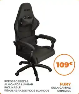 Pascual Martí Fury silla gaming shinai s4 oferta