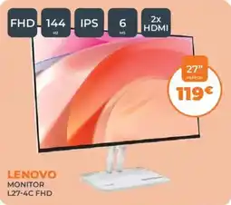 Pascual Martí lenovo monitor l27-4c fhd oferta