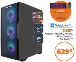 Pascual Martí Deep ordenador gaming fusionplay r5-5500gt oferta