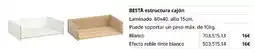 IKEA Besta estructura cajón oferta