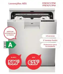 Mi electro Lavavajillas AEG FFB76717PW FFB76717PM oferta