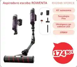 Mi electro Rowenta aspiradora escoba rh2048 xforce oferta