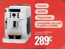 Mi electro Cafetera delonghi ecam21117w oferta