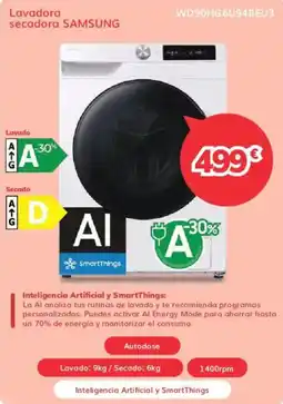 Mi electro Samsung lavadora secadora oferta