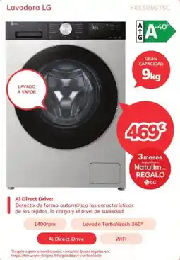 Mi electro Lavadora LG F4X5009TSC oferta
