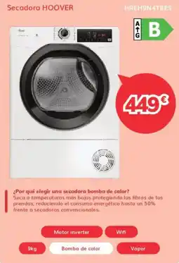 Mi electro Hoover secadora oferta