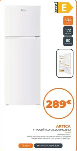 Pascual Martí Artica frigorífico cicloupi172eb2 oferta