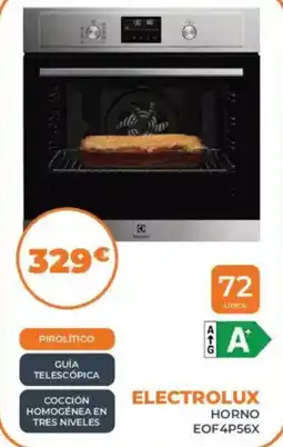 Pascual Martí Electrolux horno eof4p56x oferta