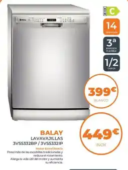 Pascual Martí Balay lavavajillas 3VS5332BP / 3VS5332IP oferta