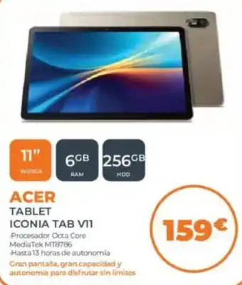 Acer tablet iconia tab v11