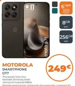 Pascual Martí motorola smartphone g77 oferta