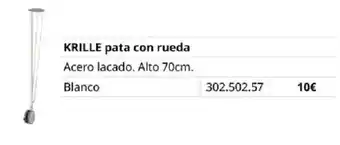 Krille pata con rueda