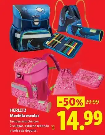 Herlitz - mochila escolar