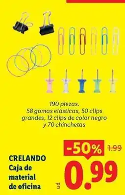 Ocine Crelando - caja de material de oficina oferta