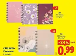 Ocine Crelando - cuadernos oferta