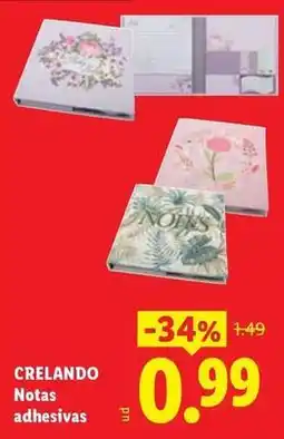 Ocine Crelando - notas adhesivas oferta