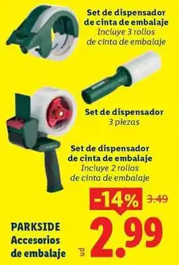 Ocine Parkside - accesorios de embalaje oferta