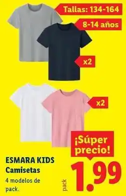 Ocine Esmara kids - camisetas oferta