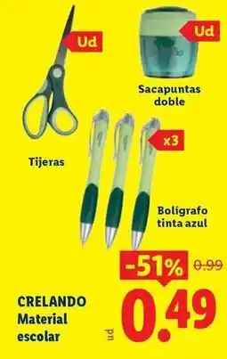 Ocine Crelando - material escolar oferta