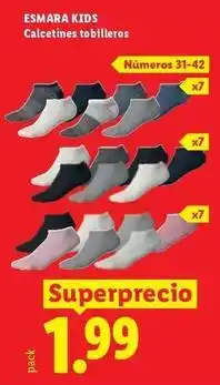 Ocine Esmara kids - calcetines tobilleros oferta