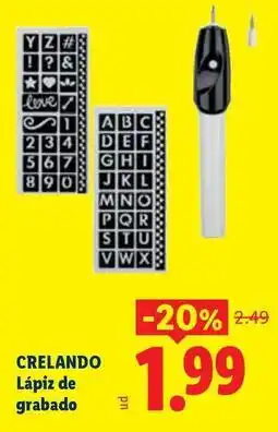 Ocine Crelando - lapiz de grabado oferta