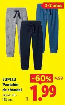 Ocine Lupilu - pantalon de chandal oferta
