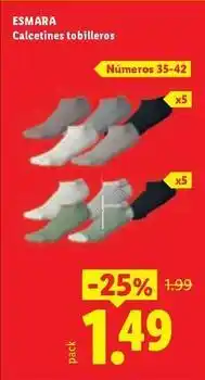 Ocine Esmara - calcetines tobilleros oferta