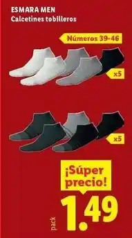 Ocine Esmara men - calcetines tobilleros oferta