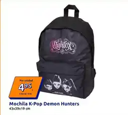 Action Mochila k-pop demon hunters oferta