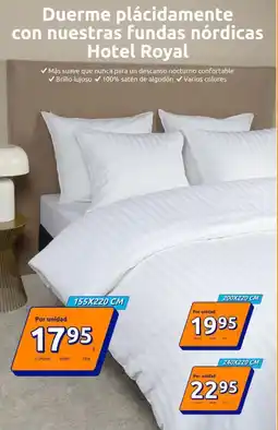 Action Hotel royal - duerme placidamente con nuestras fundas nordicas oferta