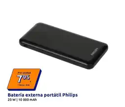 Action Philips - batería externa portátil oferta