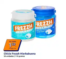 Action Frezzh - chicle hierbabuena oferta