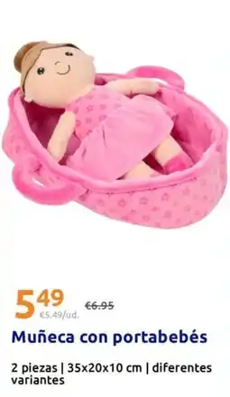 Action Muñeca con portabebés oferta