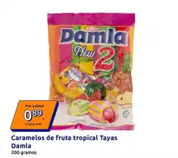 Action Tayas - caramelos de fruta tropical damla oferta