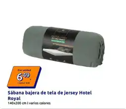 Action Hotel royal - sabana bajera de tela de jersey oferta