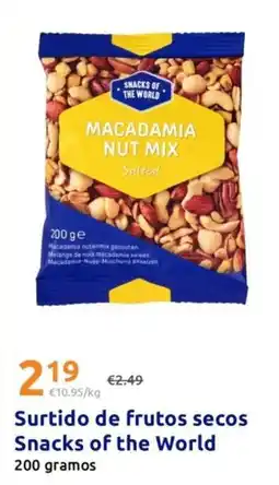 Action Snacks of the world - surtido de frutos secos oferta