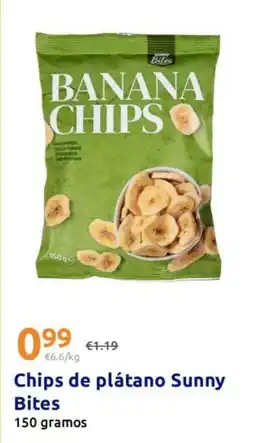 Action Sunny bites - chips de platano oferta