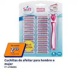 Action Cuchillas de afeitar para hombre o mujer oferta