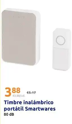 Action Smartwares - timbre inalambrico portatil oferta