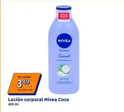 Action Nivea - locion corporal coco oferta