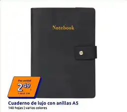 Action Cuaderno de lujo con anillas a5 oferta