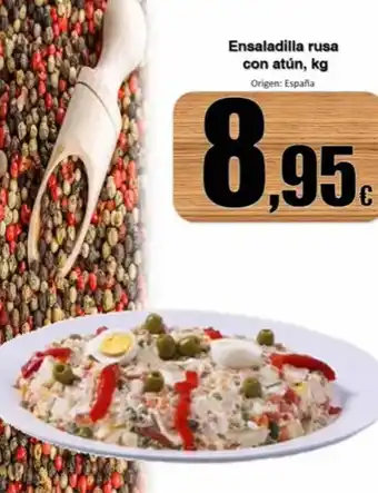 Ensaladilla rusa con atún