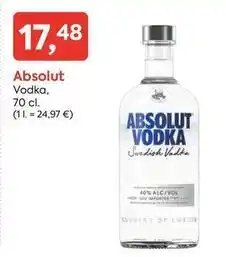 Suma Supermercados Absolut - vodka oferta