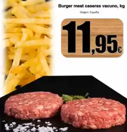 Super Alcoop Burger meat caseras vacuno oferta